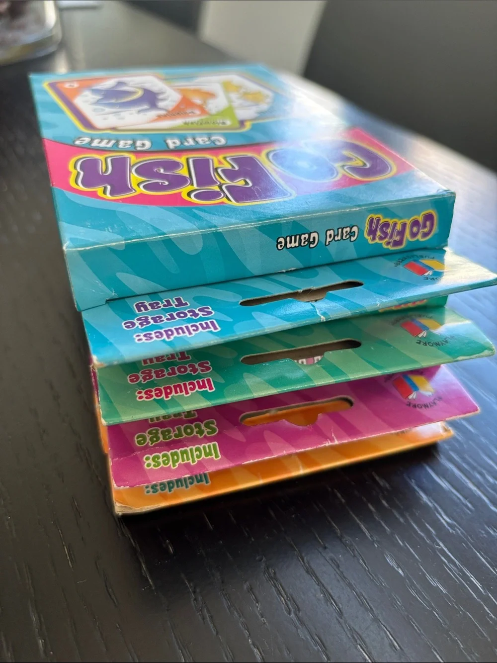 Classic Kids Card Game Set - Orange, Blue, Purple, Teal